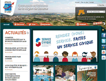 Tablet Screenshot of cc-saverne.fr